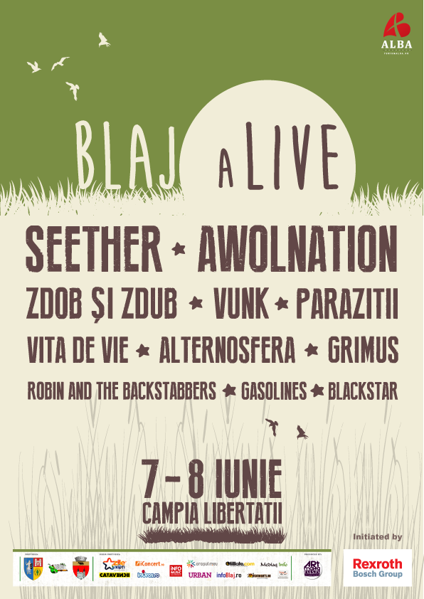 Awolnation si Seether canta la Blaj!